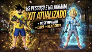 ​👑 Hs Pescoço + Holograma (Vip Atualizado) - Free Fire