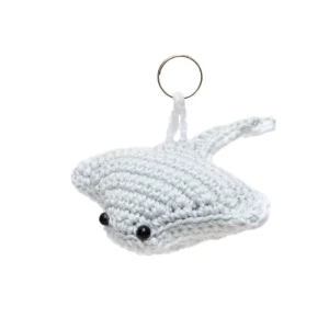 Arraia Cinza em Amigurumi - Artesanato e Personalizados
