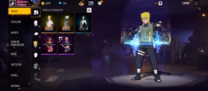 Conta ff barata com skins de Naruto - Free Fire