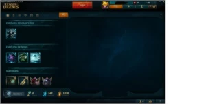 Conta League of Legends Platina 1 e 34 skins LOL