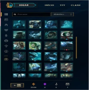 Conta d4 com 50 campeos - League of Legends LOL