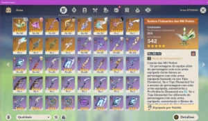 conta genshin AR 55 - UID cheio de 0