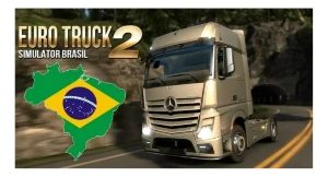 Euro Truck Simulator 2, Mapa Brasil + Onibus Br - Outros