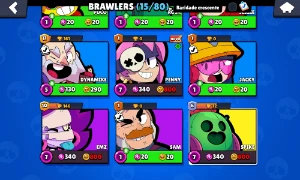 Empresto Conta Brawl stars com 1 lendário 