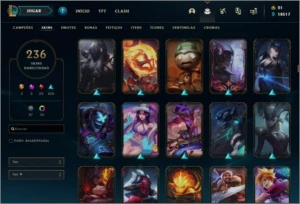 CONTA LOL - 230 SKINS - 24k DE ESSENCIA - League of Legends