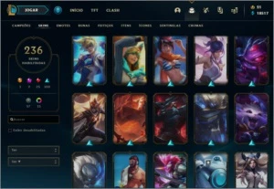 CONTA LOL - 230 SKINS - 24k DE ESSENCIA - League of Legends