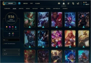 CONTA LOL - 230 SKINS - 24k DE ESSENCIA - League of Legends