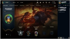 conta prata 2,152 skins +120champ - League of Legends LOL