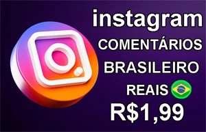 INSTAGRAM COMENTÁRIOS REAIS E PERSONALIZADO BRASILEIROS - Social Media