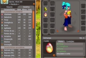 SACRIER LVL 200 + DOLMANAX - Dofus