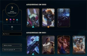 Conta iniciante lol com skin ultimate - League of Legends