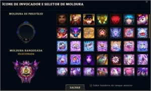 Conta LOL - Mestre com skins ganhando 18/19 pdl - League of Legends