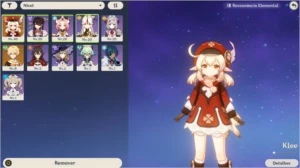 AR15 - Klee + Diona + Beidou + Ningguang C1 + Outros - Genshin Impact