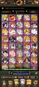 Seven deadly sins Grand cross account