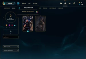 Conta Platina 4 com 31 Champs e 2 Skins - League of Legends LOL