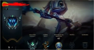 CONTA PLATINA 4, LVL 90, 5 SKINS TOPS E 2 CHROMAS - League of Legends LOL
