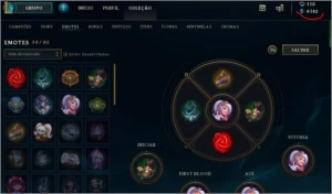 CONTA PLATINA 4, LVL 90, 5 SKINS TOPS E 2 CHROMAS - League of Legends LOL