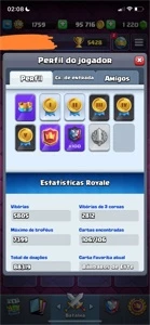 CONTA CLASH ROYALE NIVEL 14 - 21 CARTAS FULL - TODOS HERÓIS.