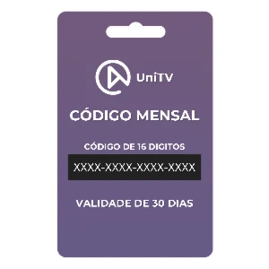 PROMOÇÃO - Recarga UniTV - Uni TV 30 dias - Gift Cards