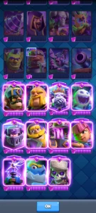 Deck Gg Real 4 Cartas Full + 10 Evoluções + 10.800 Troféus - Clash Royale