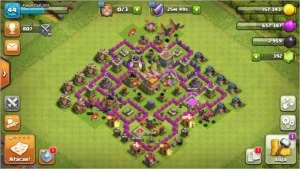 Centro de Vila 7 Rushado!! - Clash of Clans