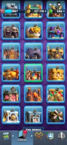 Conta com várias cartas full - Clash Royale