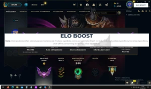 ELO JOB BARATO 60R$ CONTO ,( Entrega rápida até o Mestre ) - League of Legends LOL