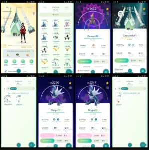 Pokémon GO LVL 36 | celesteela shiny | Dialga + Palkia Q343