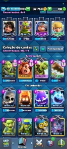 Conta de clash, arena 17 - Clash Royale