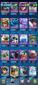 Conta de clash, arena 17 - Clash Royale