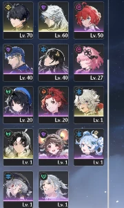 wuthering waves Rank 62 8 personagens dourados - Genshin Impact