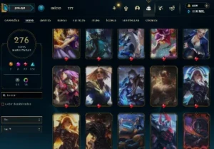 lol account 276 skins, emerald, all charecters 13 years - League of Legends