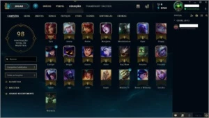 Conta LoL Diamante IV 2019 Smurf - 66V e 29D - League of Legends