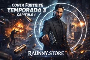 CONTA FORTNITE CHAPTER 1 - SEASON 3 ATÉ 9 +SKIN TWITCH PRIME