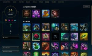 CONTA PLATINA 3 60%WIN RATE 25 CAMPEÕES 1 REEBOLSO  espólios - League of Legends LOL