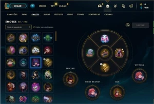Conta prata 4 com 95 champs e 86 skins - League of Legends LOL