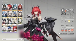 Conta Arknights Endfield: Laevatain + Ember  (Level 08)