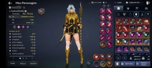 Conta do Black Desert Mobile Arquimaga Lev 70