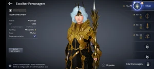 Conta do Black Desert Mobile Arquimaga Lev 70