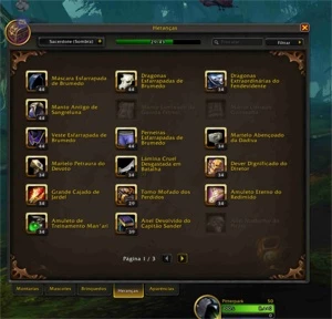CONTA WOW MONTARIAS RARAS - Blizzard
