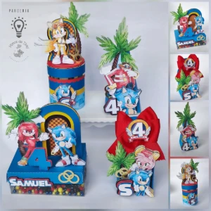 Kit Festa Sonic aquarela (Studio + PDF) - eBooks