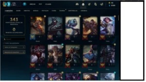 Conta de League of Legends LOL