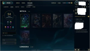 Conta Diamante League Of Legends LOL