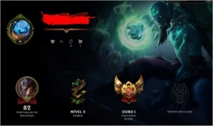 Vendo conta de lol gold 1 com email - League of Legends