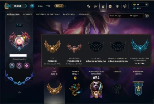 Bronze 3 com TODOS os Champs e 194 Skins ( MID / JG / ADC )