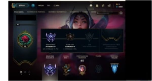 Contas diamante 4 Winrate descente - League of Legends LOL