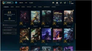 Contas diamante 4 Winrate descente - League of Legends LOL