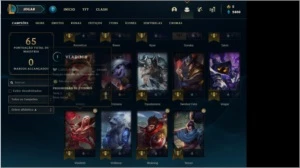 Contas diamante 4 Winrate descente - League of Legends LOL