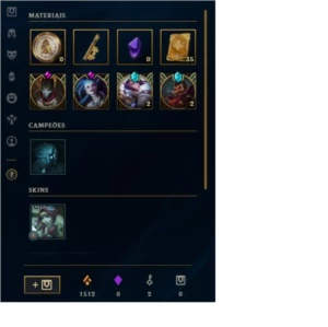 VENDO CONTA GOLD lvl 193 - VARIAS SKINS - League of Legends LOL