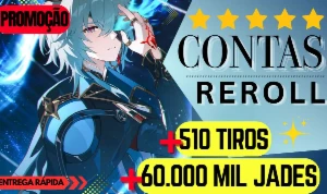 54K Gemas Por 140,90 Conta Reroll Com Jades Honkai Star Rail